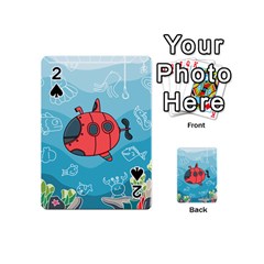 Dive Scuba Ocean Sea Water Fish Playing Cards 54 Designs (mini) by Pakrebo