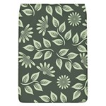 Flowers Pattern Spring Green Removable Flap Cover (L) Front