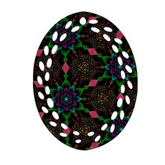 Backgrounds Pattern Wallpaper Color Oval Filigree Ornament (two Sides) by Pakrebo