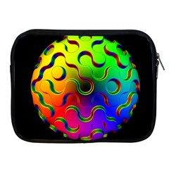 Ball Sphere Digital Art Fractals Apple Ipad 2/3/4 Zipper Cases by Pakrebo