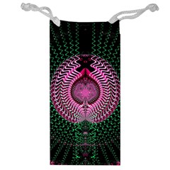 Fractal Traditional Fractal Hypnotic Jewelry Bag by Pakrebo