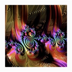 Fractal Colorful Background Medium Glasses Cloth (2 Sides) by Pakrebo