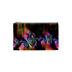 Fractal Colorful Background Cosmetic Bag (small)