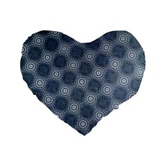 Checkerboard Again 4 Standard 16  Premium Heart Shape Cushions by impacteesstreetwearseven