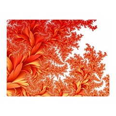 Flora Flowers Background Leaf Double Sided Flano Blanket (mini) 