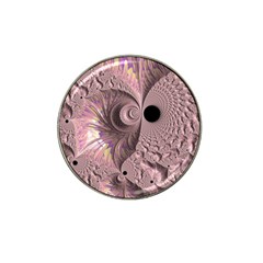 Fractal Tender Rose Cream Hat Clip Ball Marker (4 Pack)