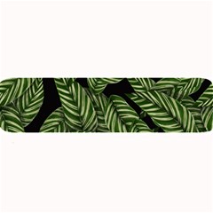 Leaves Pattern Tropical Green Large Bar Mats by Pakrebo