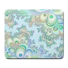 Pattern Background Floral Fractal Large Mousepads by Pakrebo