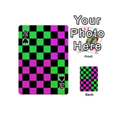 Checkerboard Again 1a Playing Cards 54 Designs (mini) by impacteesstreetwearseven