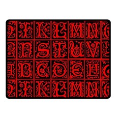 Abc 2 Fleece Blanket (small)