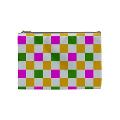 Checkerboard Again 3 Cosmetic Bag (medium) by impacteesstreetwearseven