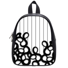 Chaos N Order School Bag (small) by designsbyamerianna