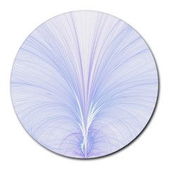 Flowerpetal1 Round Mousepads by designsbyamerianna