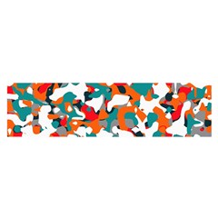 Pop Art Camouflage 1 Satin Scarf (oblong) by impacteesstreetweareight