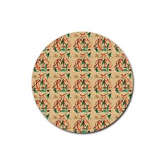 Fox Rubber Coaster (round) 