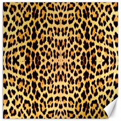 Leopard Skin Canvas 12  X 12  by ArtworkByPatrick
