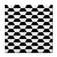 Hexagons Pattern Tessellation Face Towel