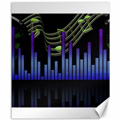 Speakers Music Sound Canvas 8  X 10  by HermanTelo