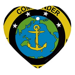 Seal Of Commander Of United States Pacific Fleet Ornament (heart)