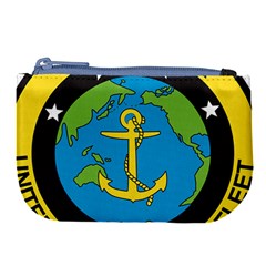 Seal Of Commander Of United States Pacific Fleet Large Coin Purse by abbeyz71
