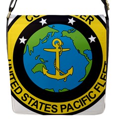 Seal Of Commander Of United States Pacific Fleet Flap Closure Messenger Bag (s) by abbeyz71