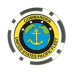 Seal Of Commander Of United States Pacific Fleet Poker Chip Card Guard (10 Pack) by abbeyz71