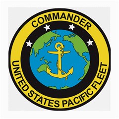 Seal Of Commander Of United States Pacific Fleet Medium Glasses Cloth by abbeyz71