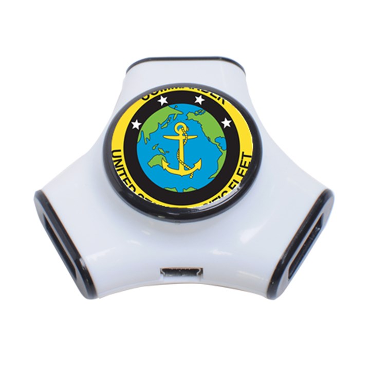 Seal of Commander of United States Pacific Fleet 3-Port USB Hub
