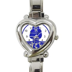 Uss Enterprise Insignia Heart Italian Charm Watch by abbeyz71