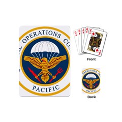 Seal Of Special Operations Command Pacific Playing Cards Single Design (mini) by abbeyz71