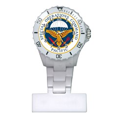 Seal Of Special Operations Command Pacific Plastic Nurses Watch by abbeyz71