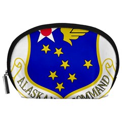 Shield Of Alaskan Air Command Accessory Pouch (large) by abbeyz71