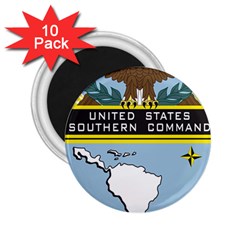Seal Of United States Southern Command 2 25  Magnets (10 Pack)  by abbeyz71