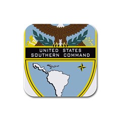 Seal Of United States Southern Command Rubber Square Coaster (4 Pack)  by abbeyz71