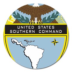 Seal Of United States Southern Command Magnet 5  (round) by abbeyz71