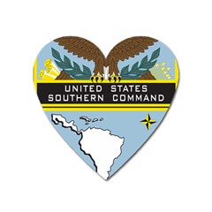 Seal Of United States Southern Command Heart Magnet by abbeyz71