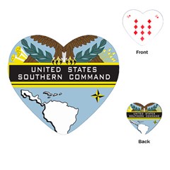 Seal Of United States Southern Command Playing Cards Single Design (heart) by abbeyz71