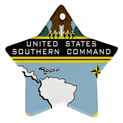 Seal Of United States Southern Command Star Ornament (two Sides)