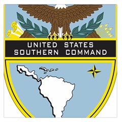 Seal Of United States Southern Command Large Satin Scarf (square) by abbeyz71