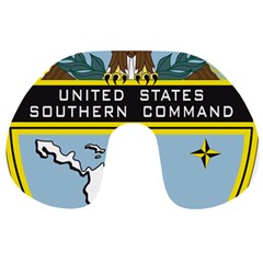 Seal Of United States Southern Command Travel Neck Pillow by abbeyz71
