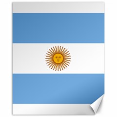 Argentina Flag Canvas 16  X 20  by FlagGallery