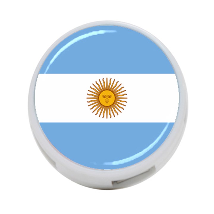Argentina Flag 4-Port USB Hub (One Side)