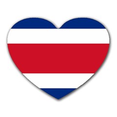 Costa Rica Flag Heart Mousepads by FlagGallery