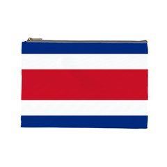 Costa Rica Flag Cosmetic Bag (large) by FlagGallery