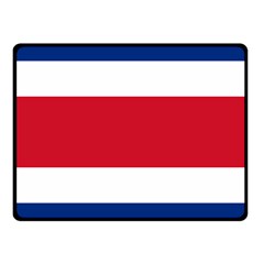 Costa Rica Flag Fleece Blanket (small) by FlagGallery