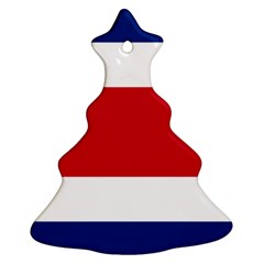 Costa Rica Flag Christmas Tree Ornament (two Sides) by FlagGallery