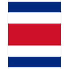 Costa Rica Flag Drawstring Bag (small) by FlagGallery