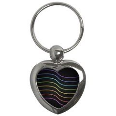 Wallpaper Background Colors Neon Key Chain (Heart)