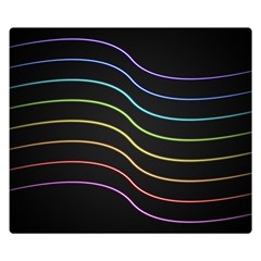 Wallpaper Background Colors Neon Double Sided Flano Blanket (Small) 