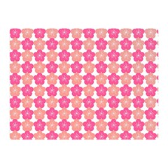 Sakura Flower Pattern Double Sided Flano Blanket (mini) 